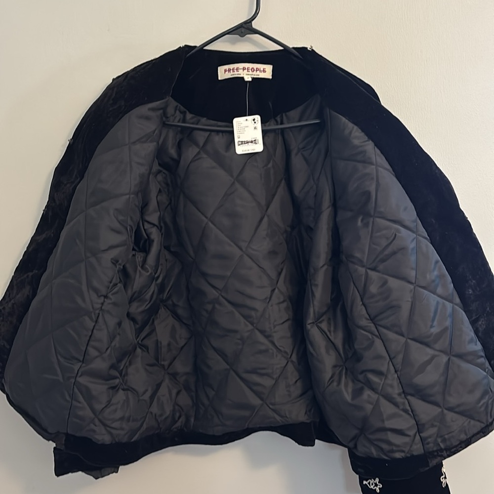 Free People Black Embroidered Jacket - Picture 4 of 4